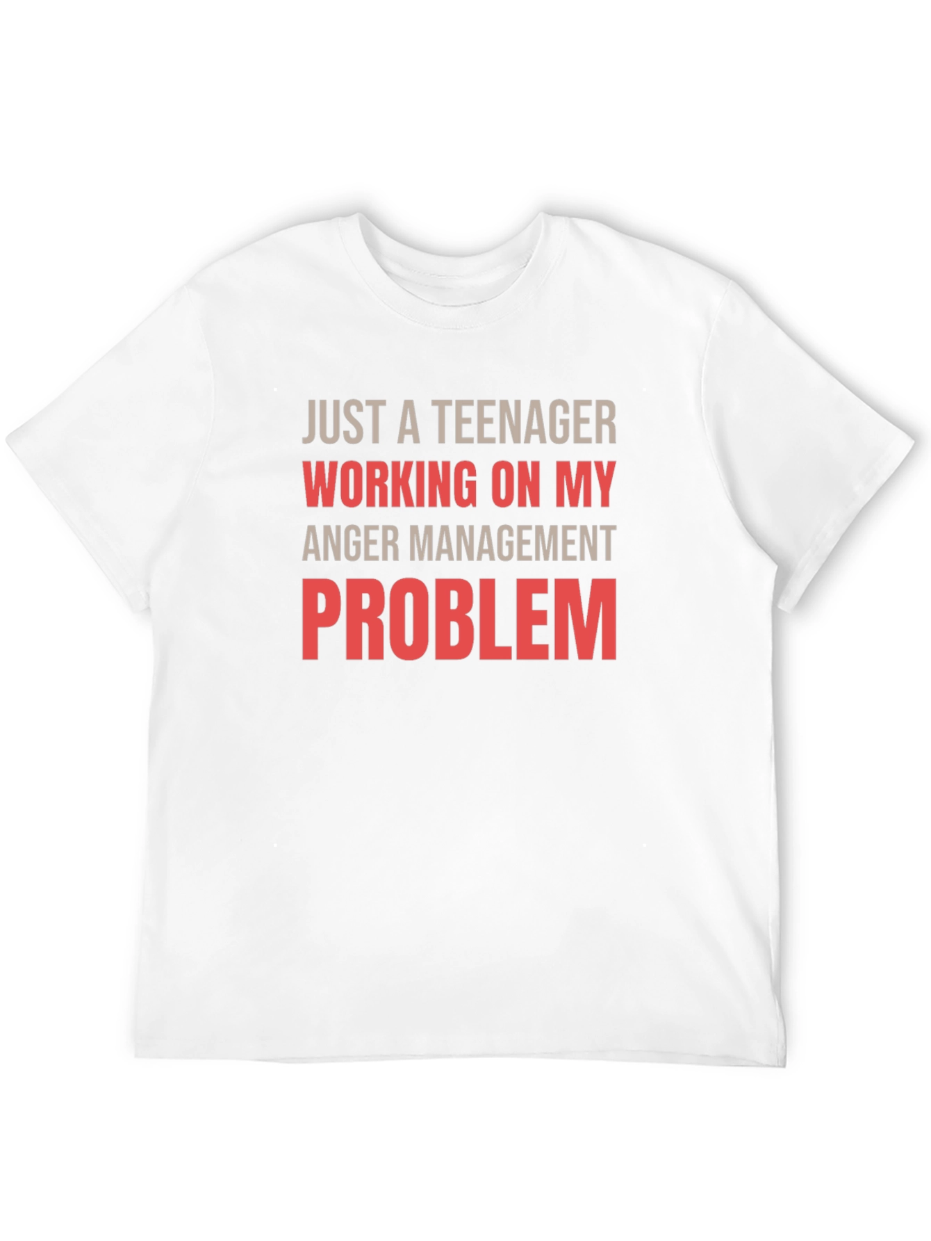 Teenager Anger Management Graphic T-Shirt
