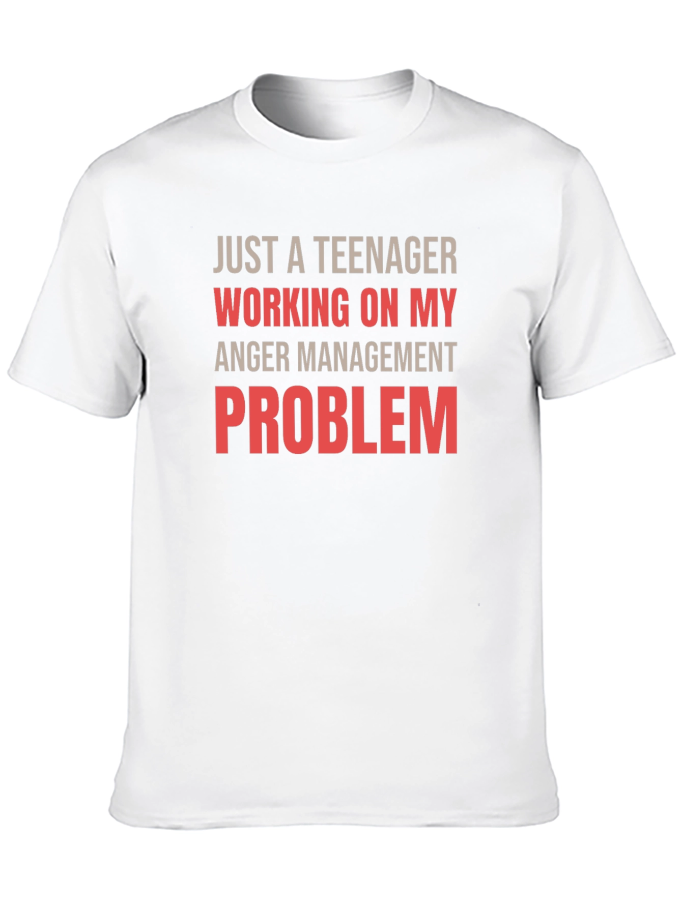 Teenager Anger Management Graphic T-Shirt