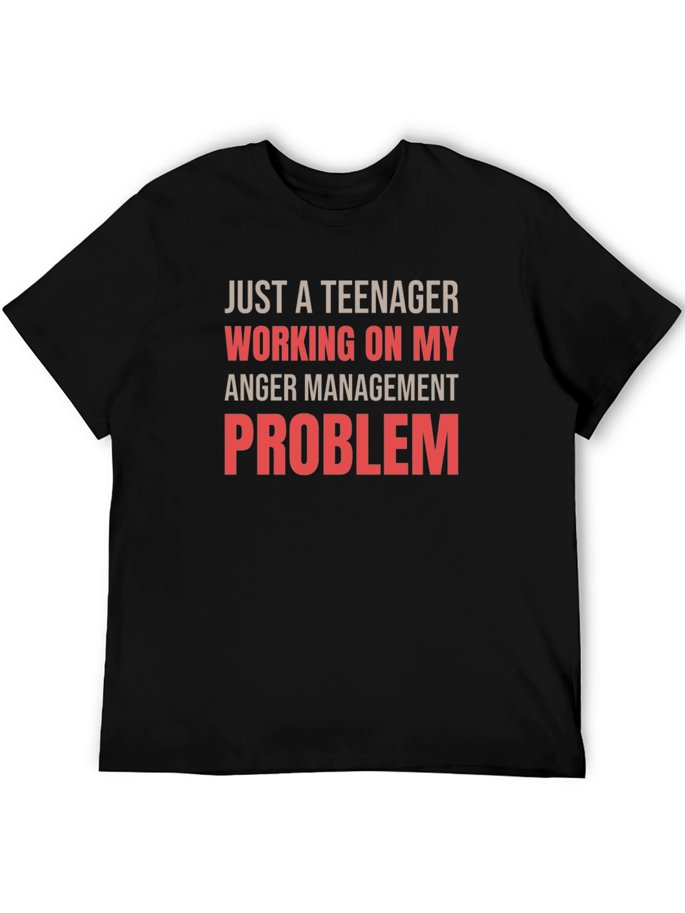Teenager Anger Management Graphic T-Shirt