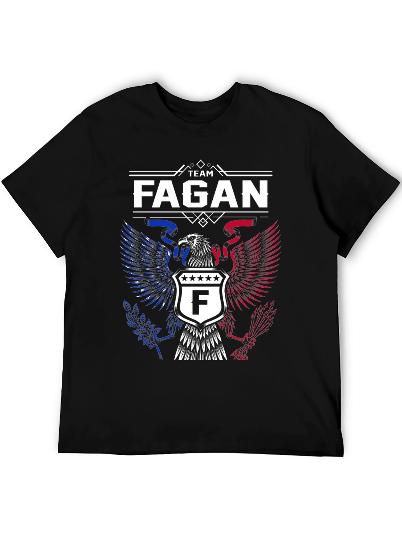 Team Fagan Patriotic Eagle Graphic T-Shirt