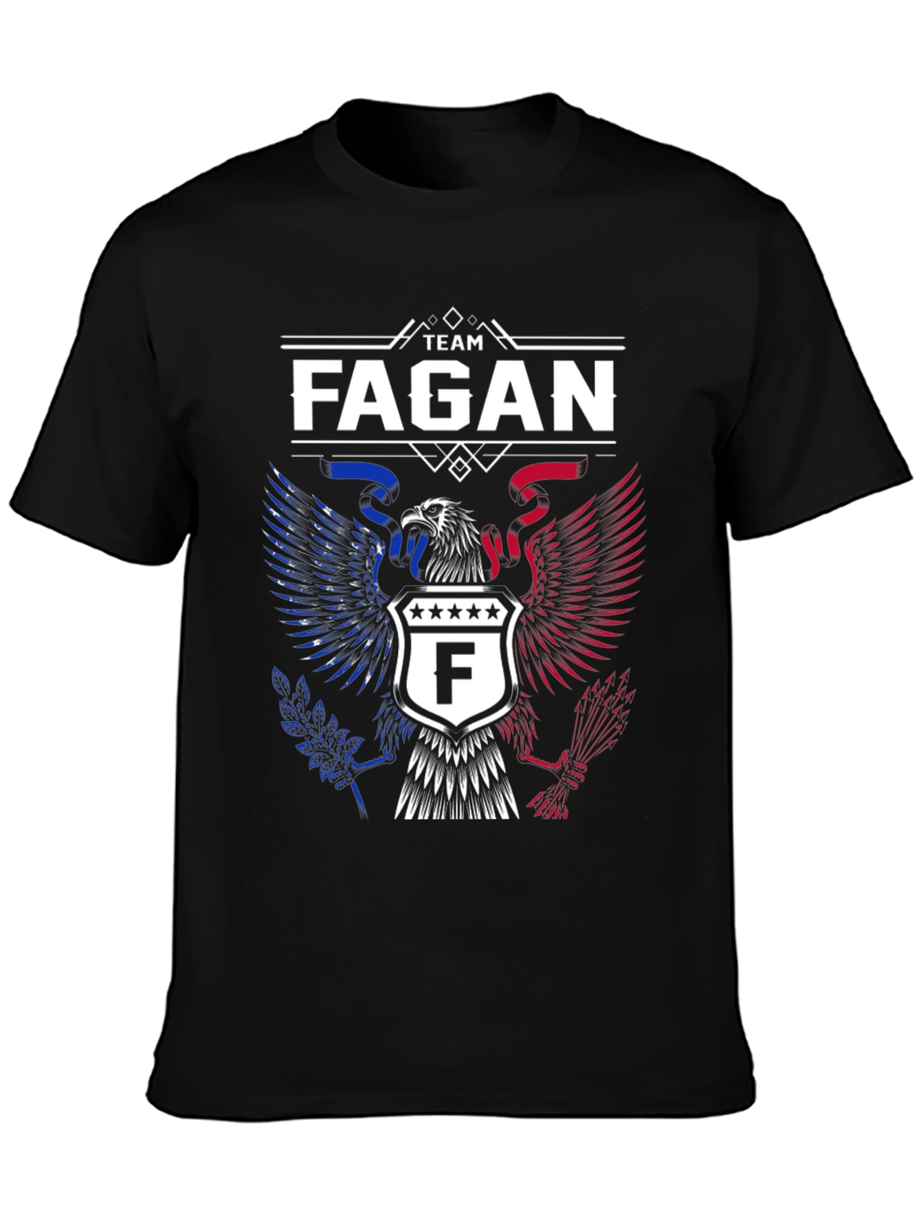 Team Fagan Patriotic Eagle Graphic T-Shirt