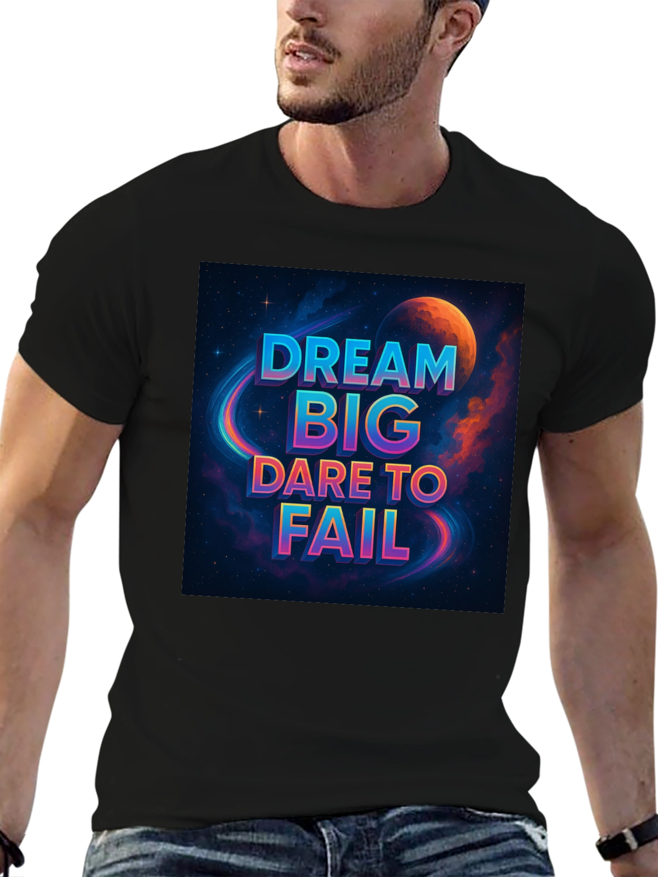 Dream Big T-Shirt - Space Design