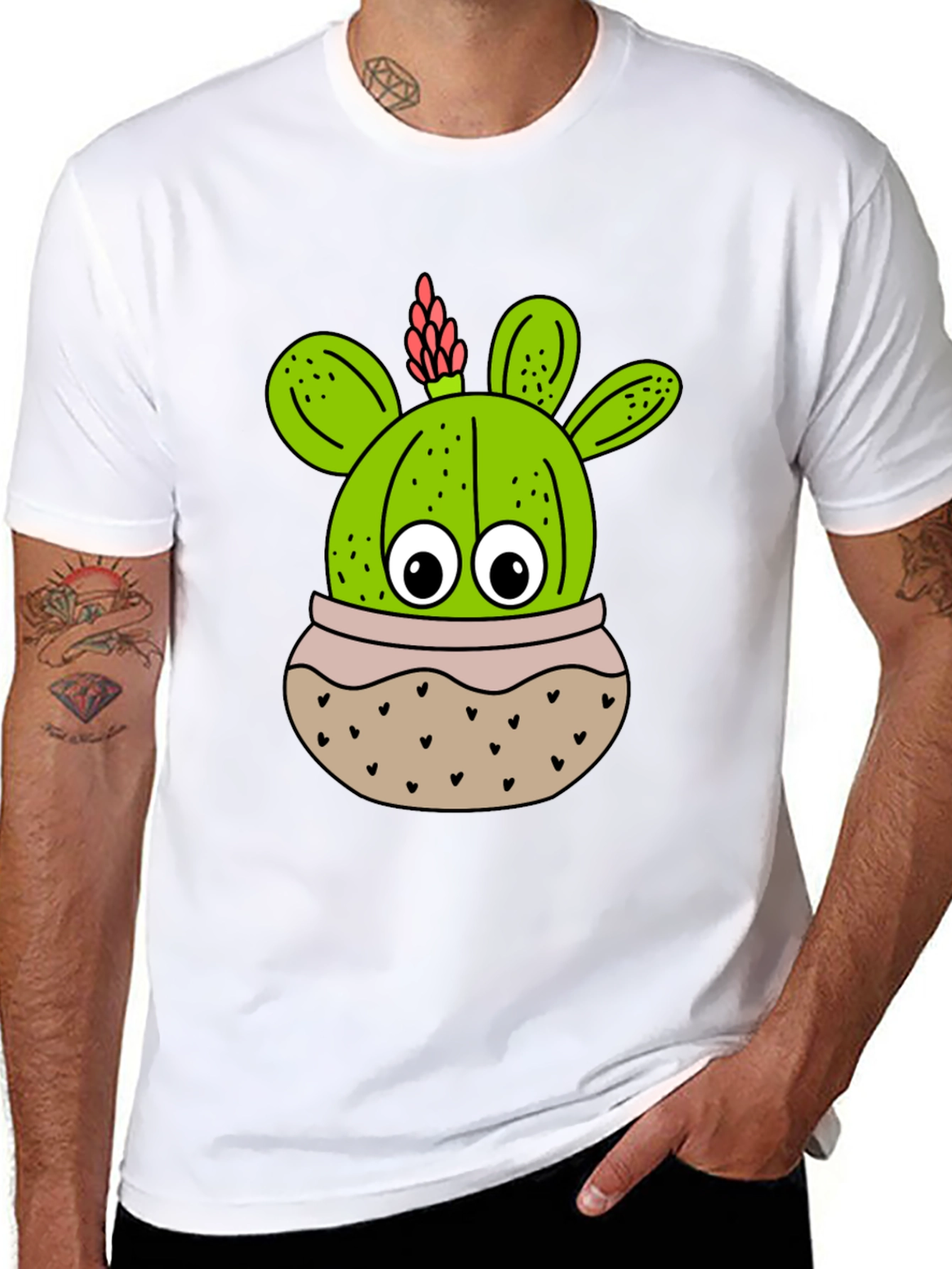 Cute Cactus Plant T-Shirt