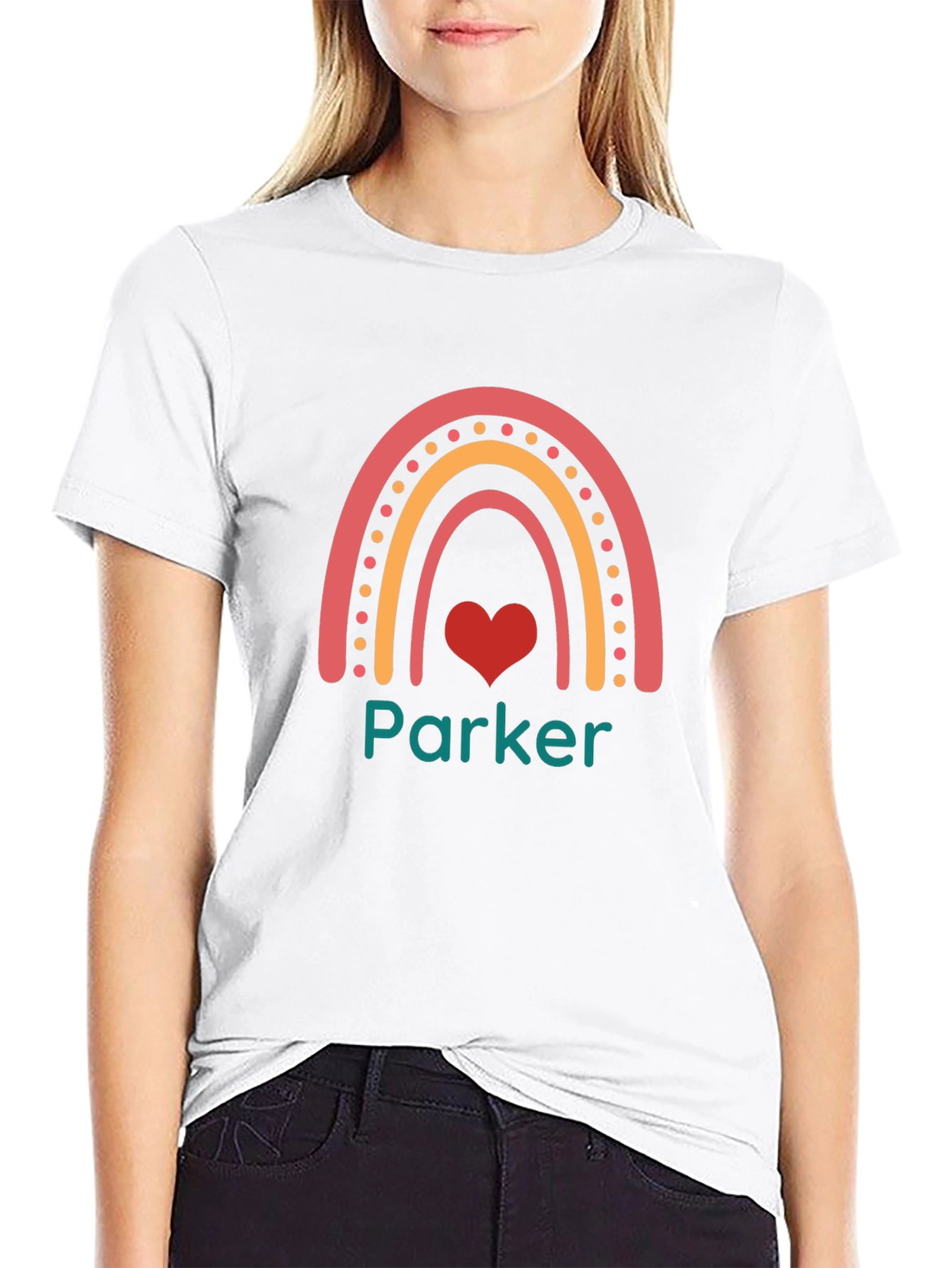 Personalized Rainbow Parker T-Shirt