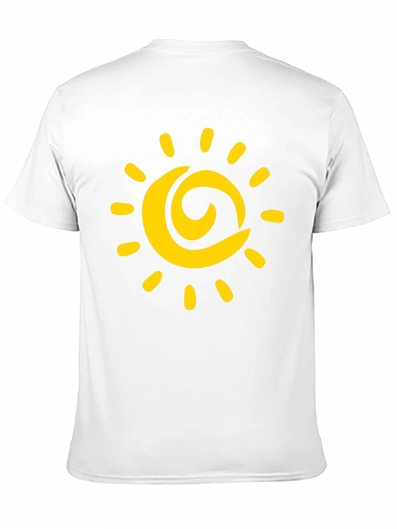 Sunny Day Graphic Tee - Black Cotton T-Shirt