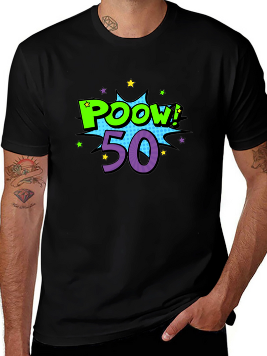 Poow! 50 T-Shirt - Birthday Party Tee