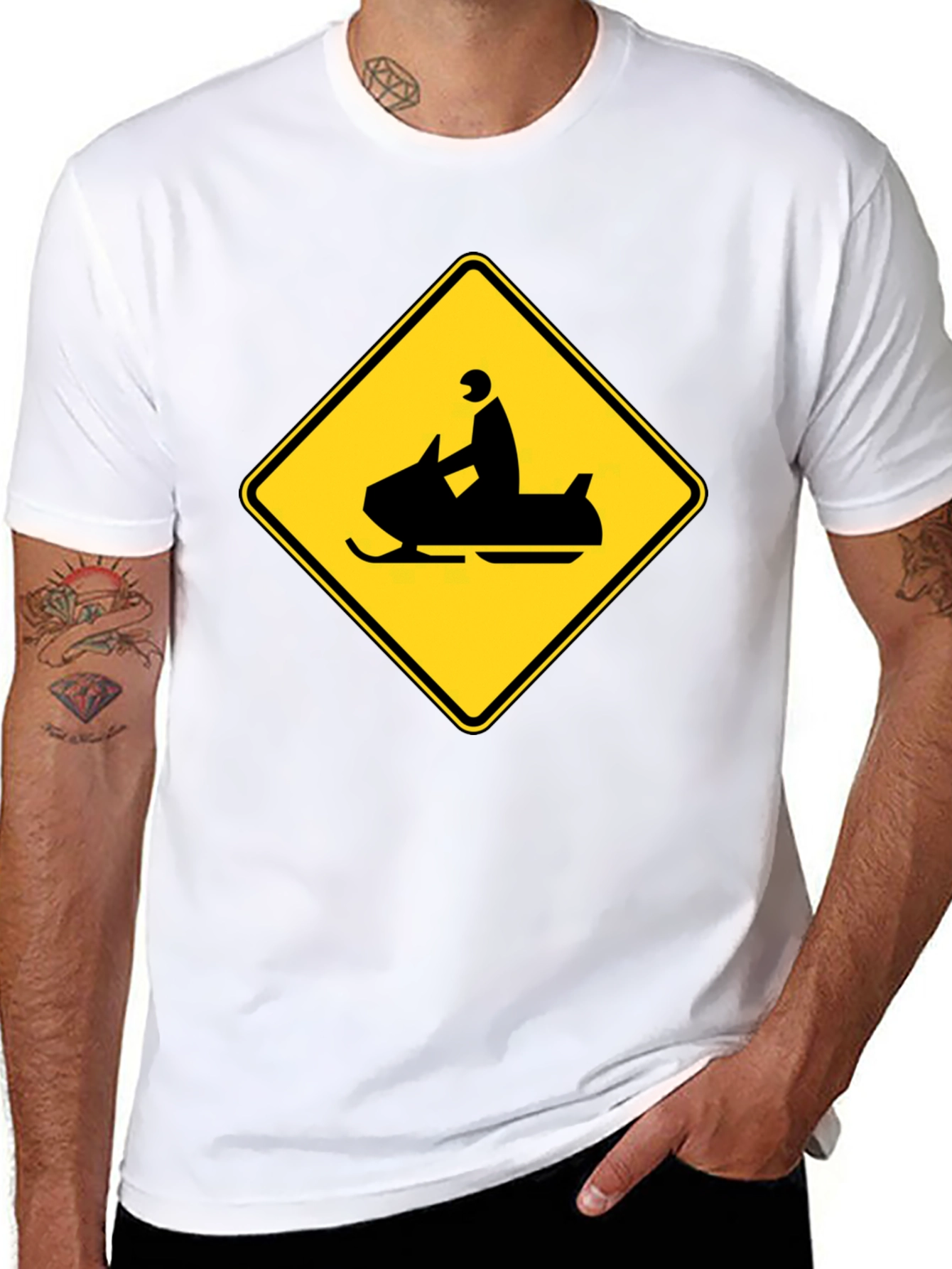 Snowmobile Crossing T-Shirt