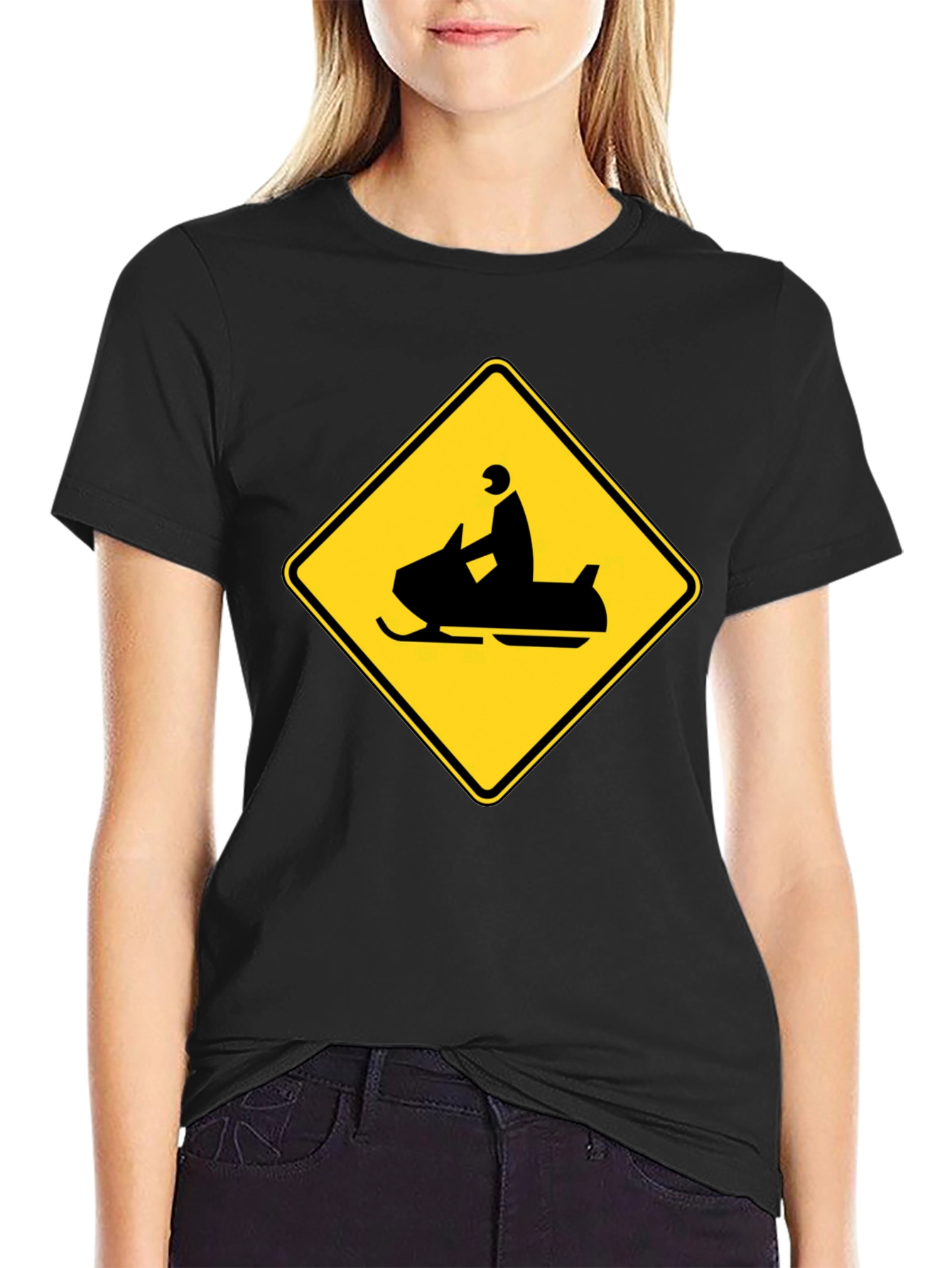 Snowmobile Crossing T-Shirt