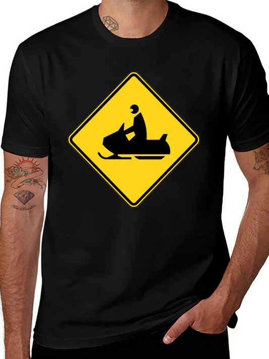 Snowmobile Crossing T-Shirt