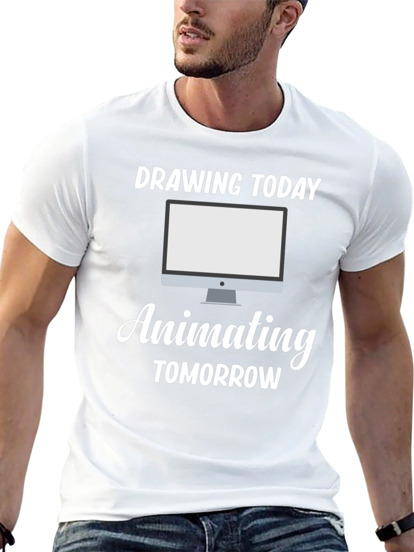 Drawing Today Animating Tomorrow Black T-Shirt