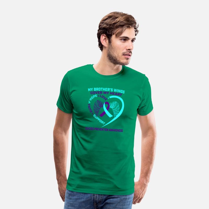 Teal Purple Suicide Prevention Awareness Brother H