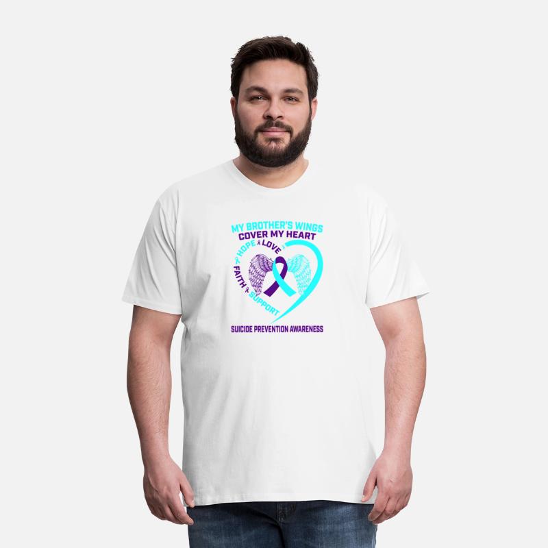 Teal Purple Suicide Prevention Awareness Brother H