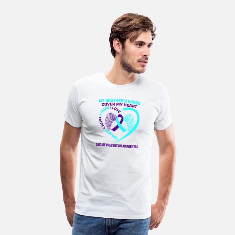 Teal Purple Suicide Prevention Awareness Brother H