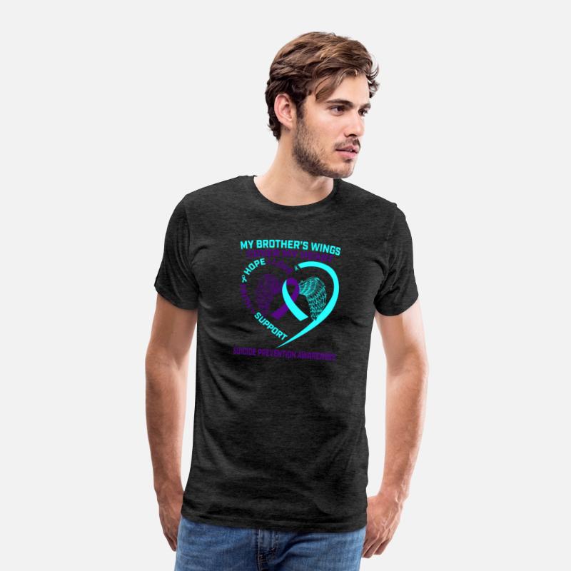 Teal Purple Suicide Prevention Awareness Brother H