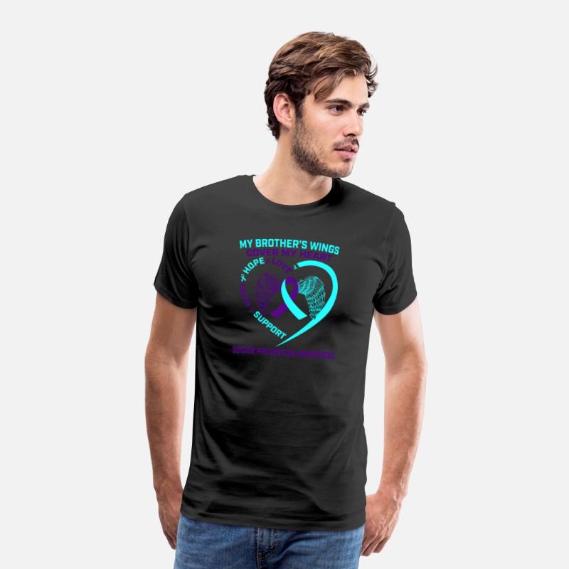 Teal Purple Suicide Prevention Awareness Brother H