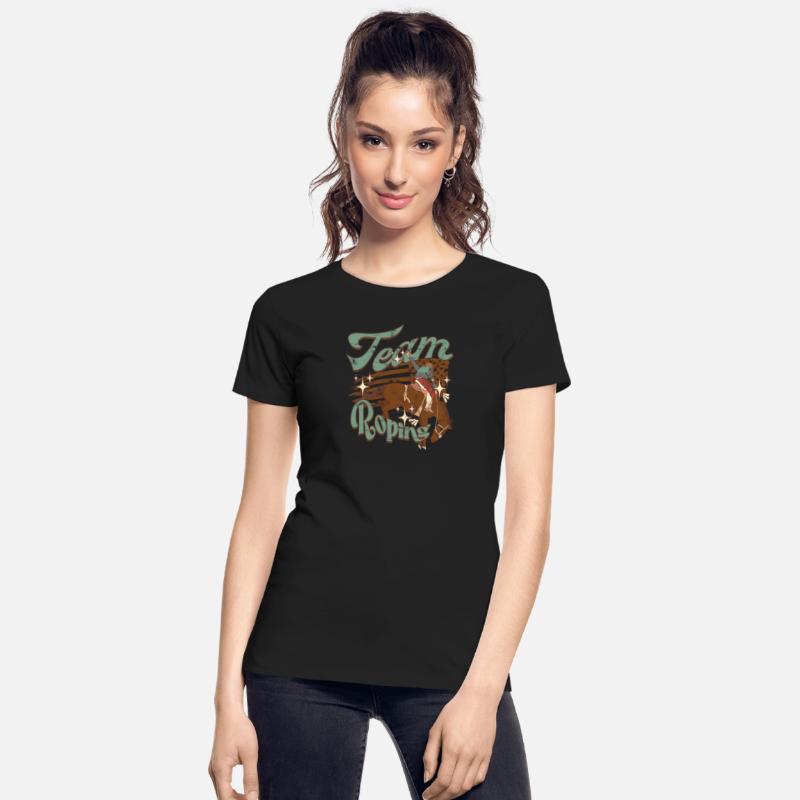 Team Roping Patriotic Roper Distressed Rodeo