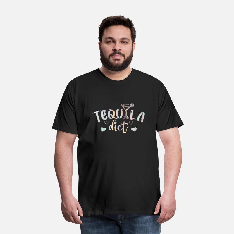 Tequila Diet T-Shirt Funny Drinking Drunk Gift