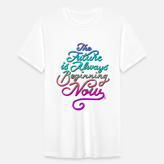 The Future Begins Now ! | Motivational Quote print