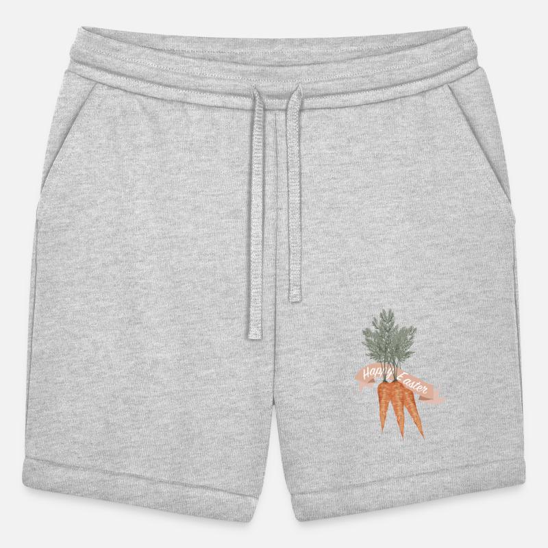 Three carrots in a bunch with Happy Easter banner