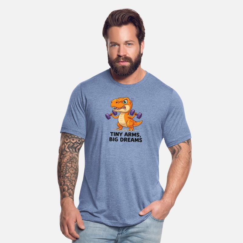 Tiny Arms, Big Dreams – Dino Gym Tee