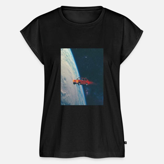 Tiny Red Car in Space