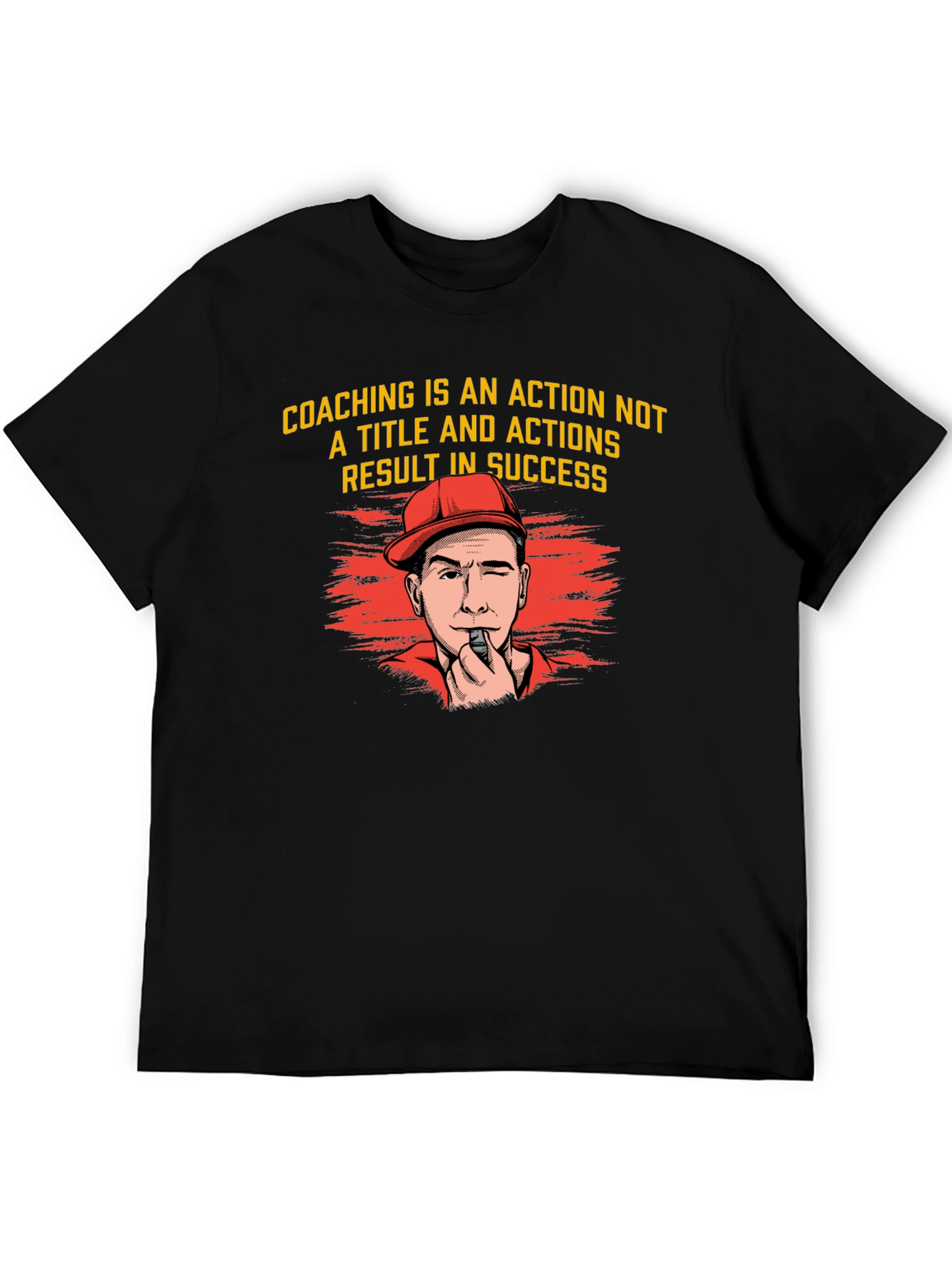 Coaching Success Graphic Tee - Motivational T-Shirt