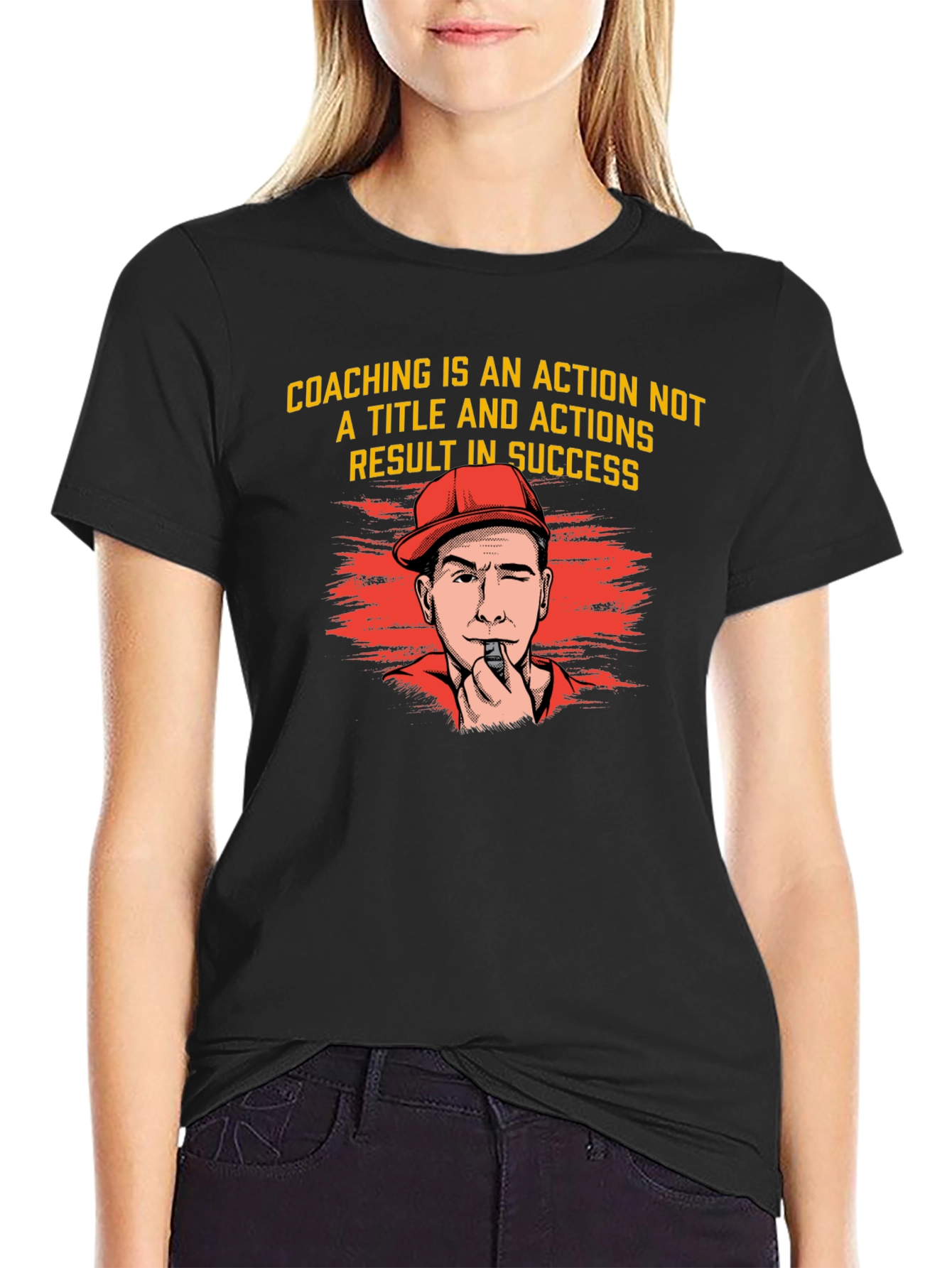 Coaching Success Graphic Tee - Motivational T-Shirt