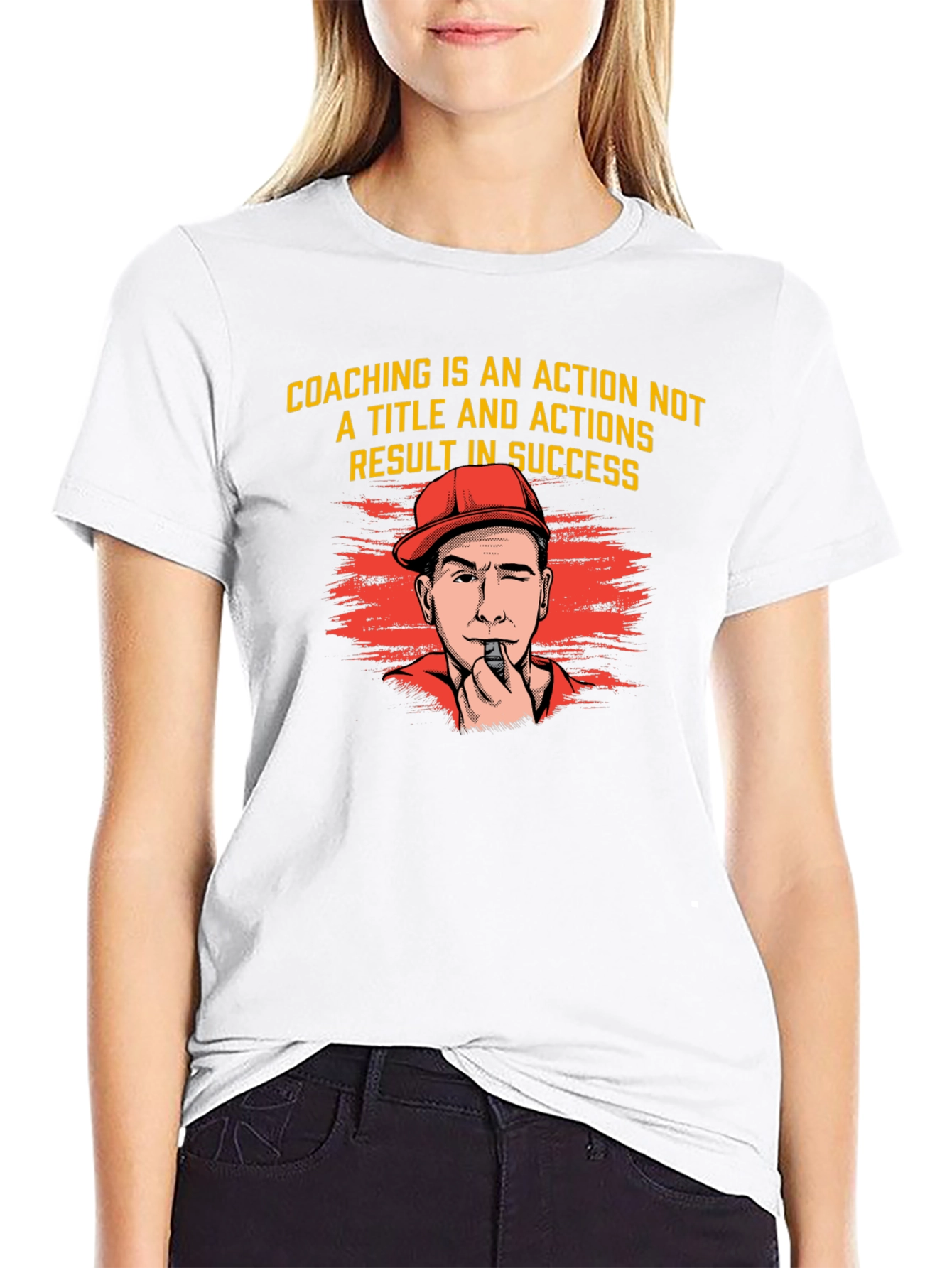 Coaching Success Graphic Tee - Motivational T-Shirt