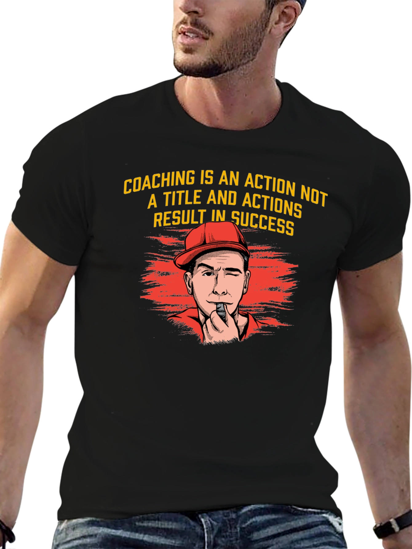 Coaching Success Graphic Tee - Motivational T-Shirt