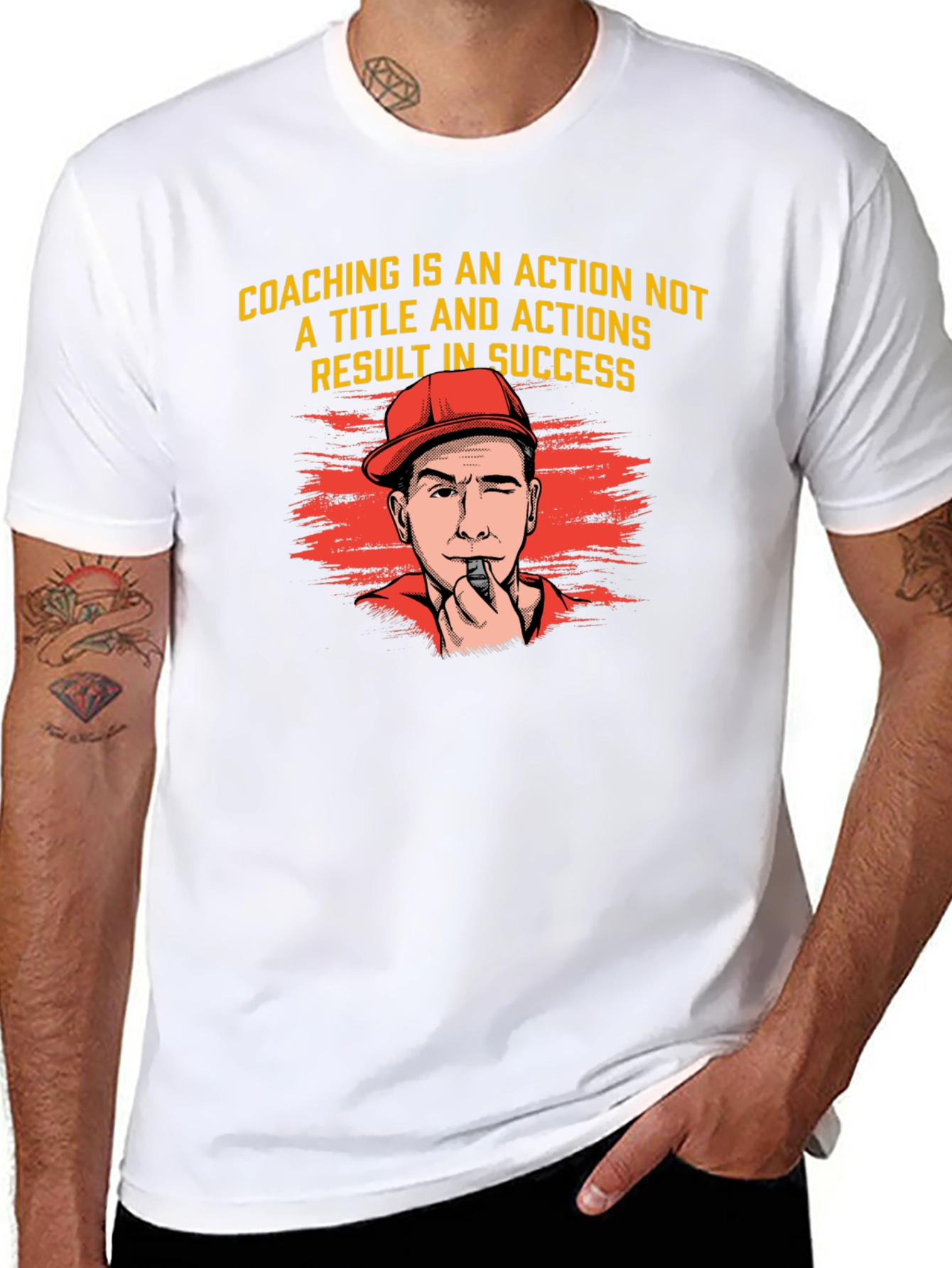Coaching Success Graphic Tee - Motivational T-Shirt