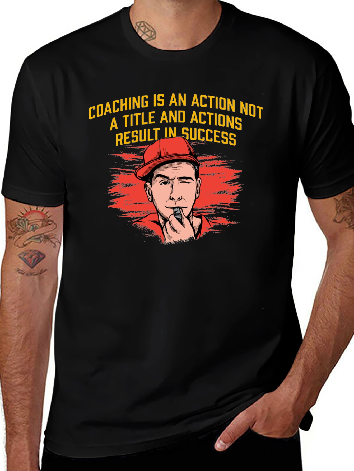 Coaching Success Graphic Tee - Motivational T-Shirt