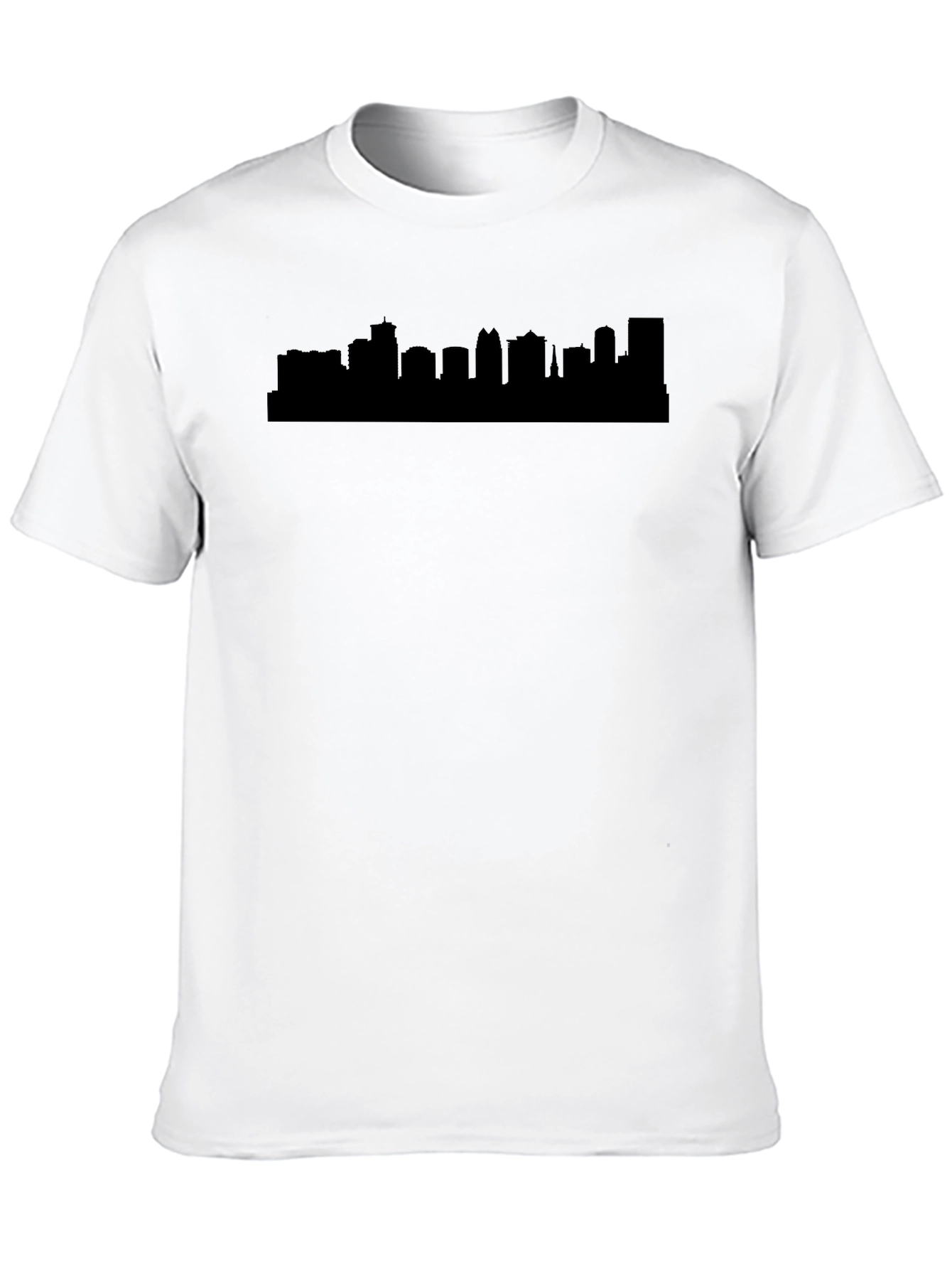 City Skyline Graphic Tee - Black
