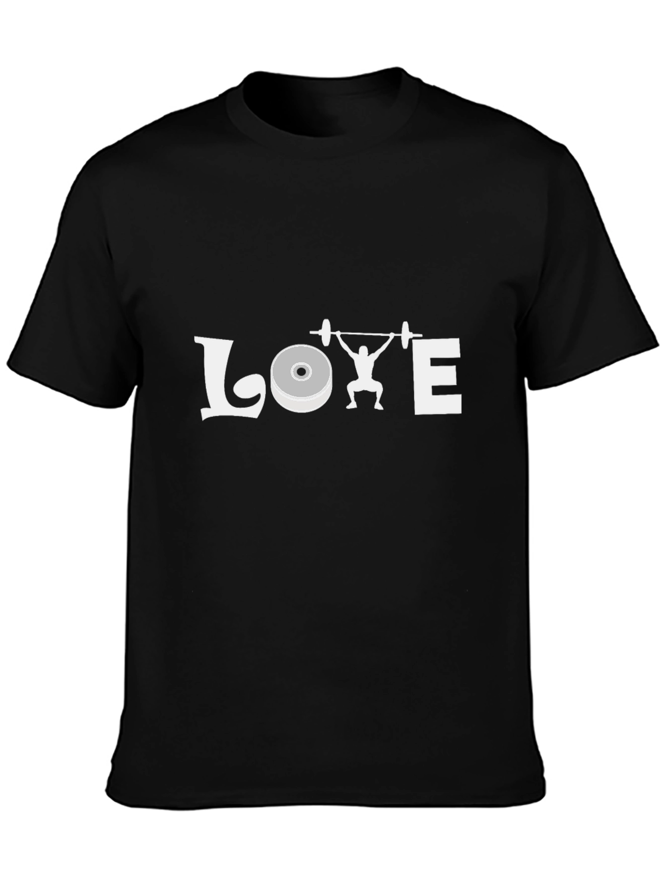 Weightlifting LOVE Graphic Tee - Black