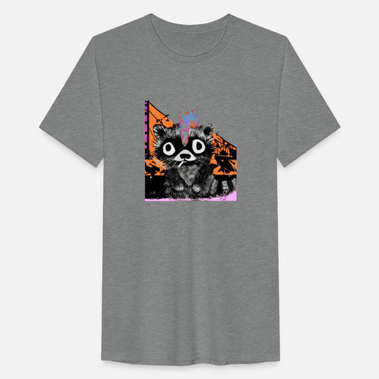 Trash Panda Raccoon Rainbow Mohawk Smoker