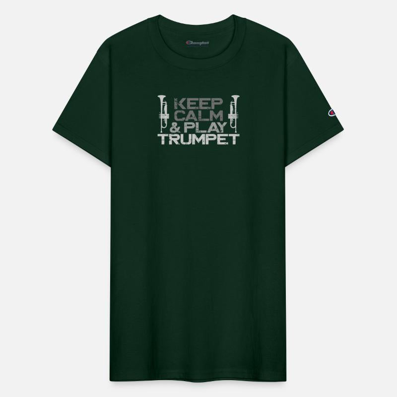 Trumpet Player Vintage Keep Calm &