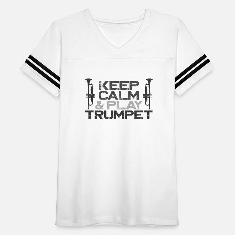 Trumpet Player Vintage Keep Calm &