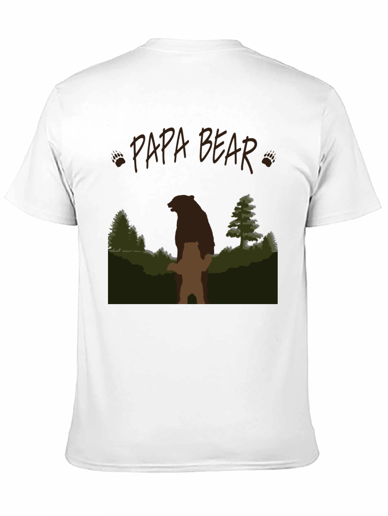 Papa Bear T-Shirt - Fathers Day Gift