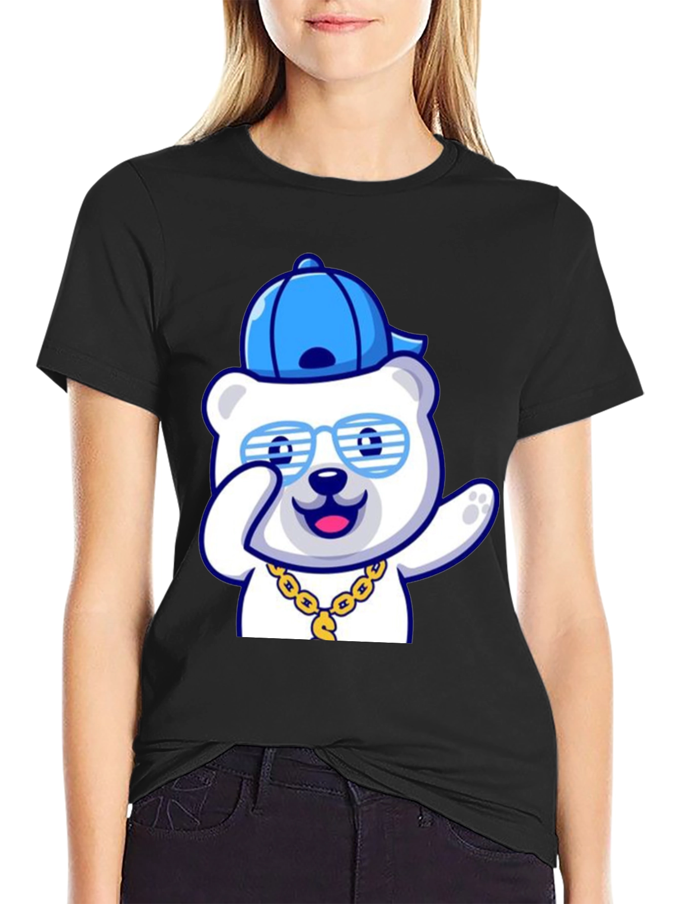 Cool Bear T-Shirt - Stylish Cartoon Graphic Tee