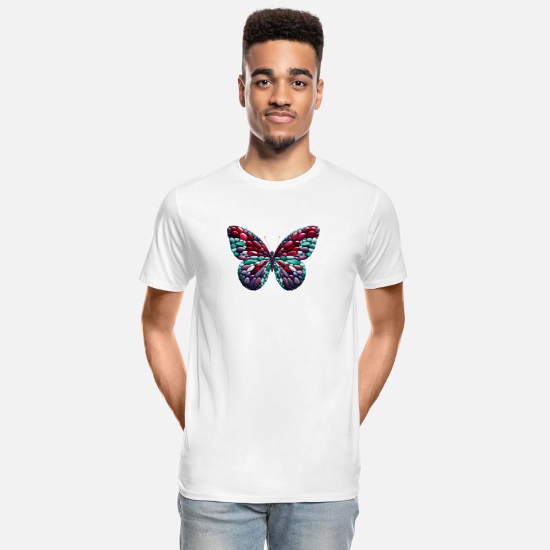 Twilight Jewel Monarch Pebble Butterfly