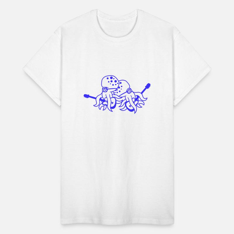 Two Cool Octopus Kraken Squid Guitar 2 Band Team