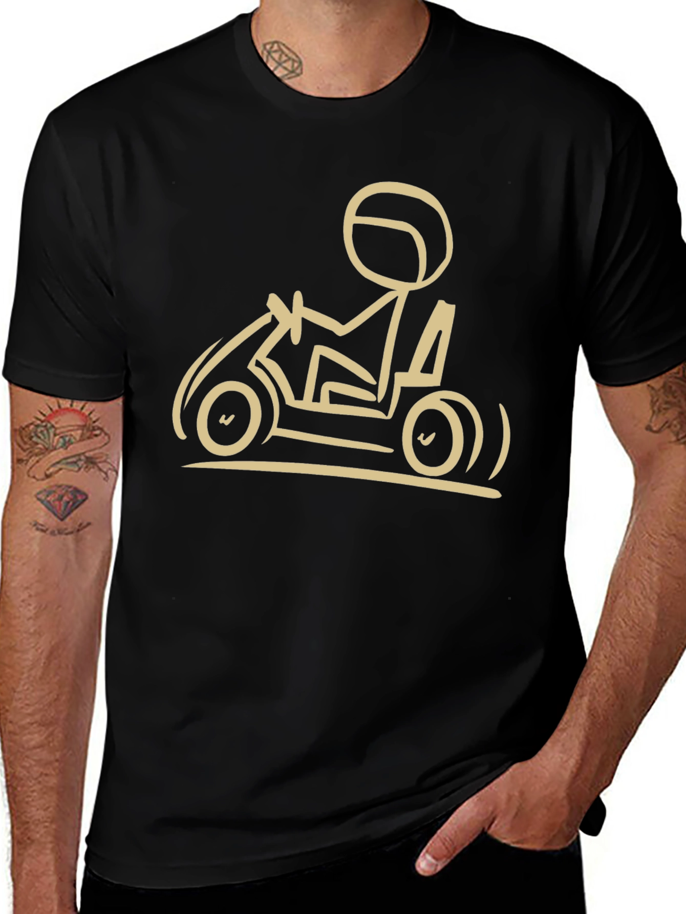Go Kart Graphic Tee - Racing Fan T-Shirt