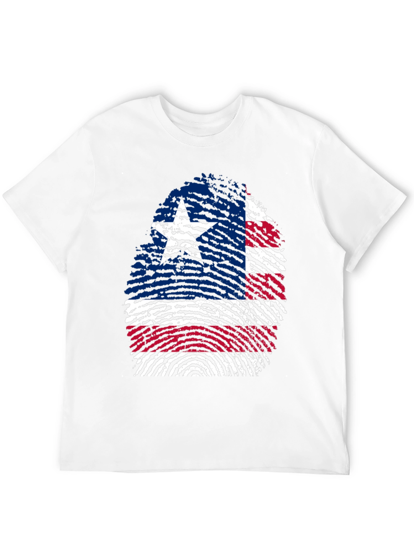 Texas Flag Fingerprint T-Shirt