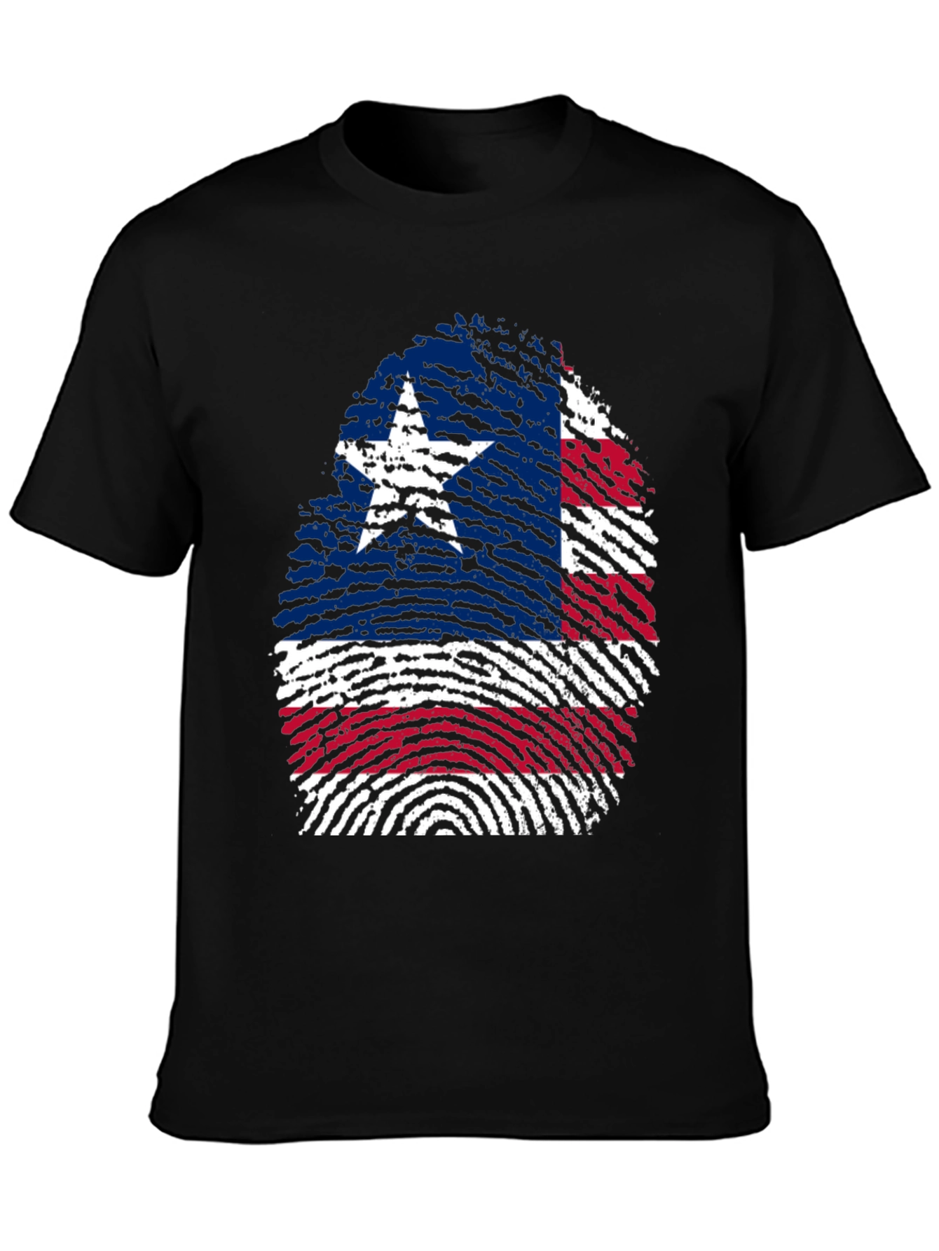 Texas Flag Fingerprint T-Shirt