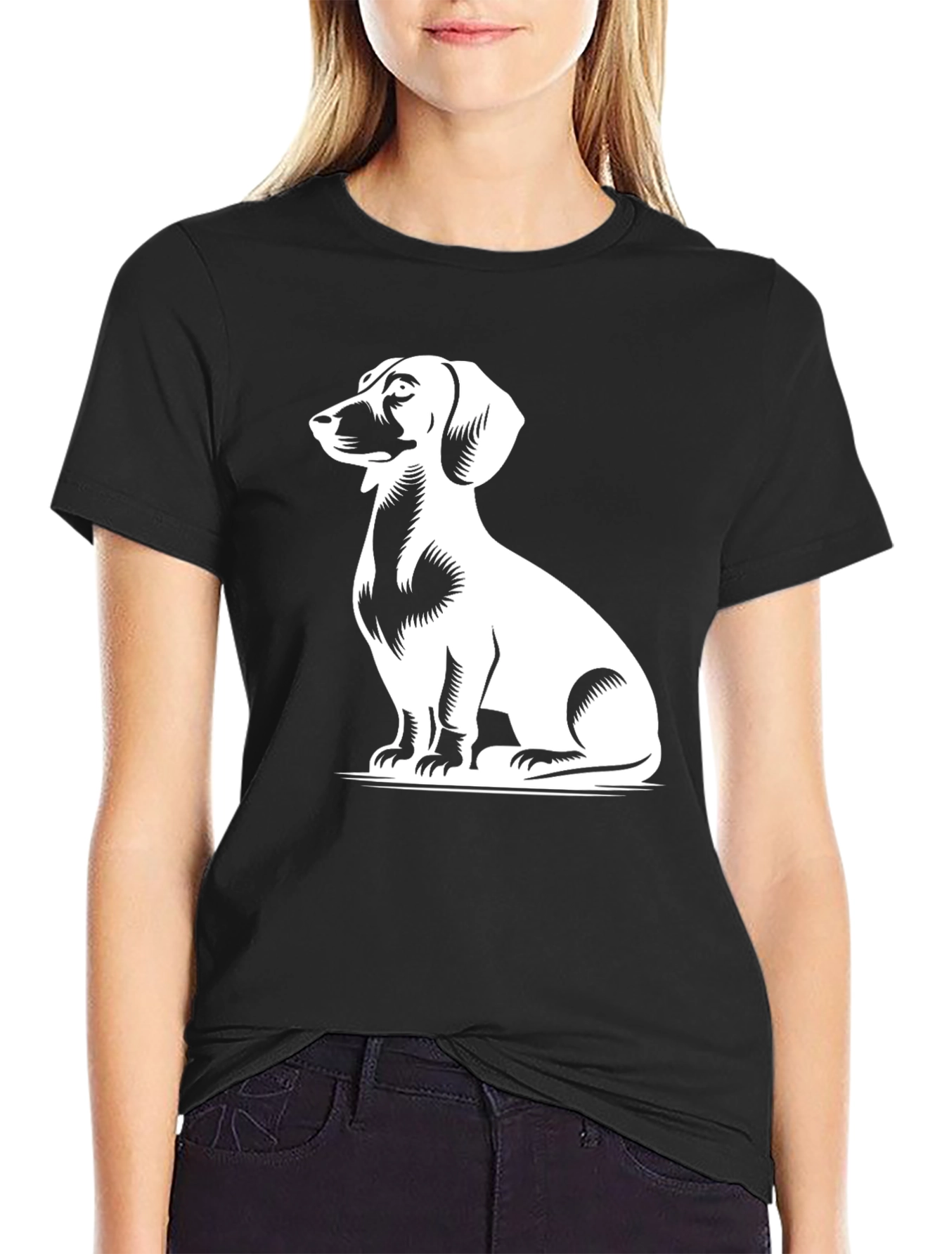 Dachshund Graphic Tee - Stylish Dog Lover Shirt