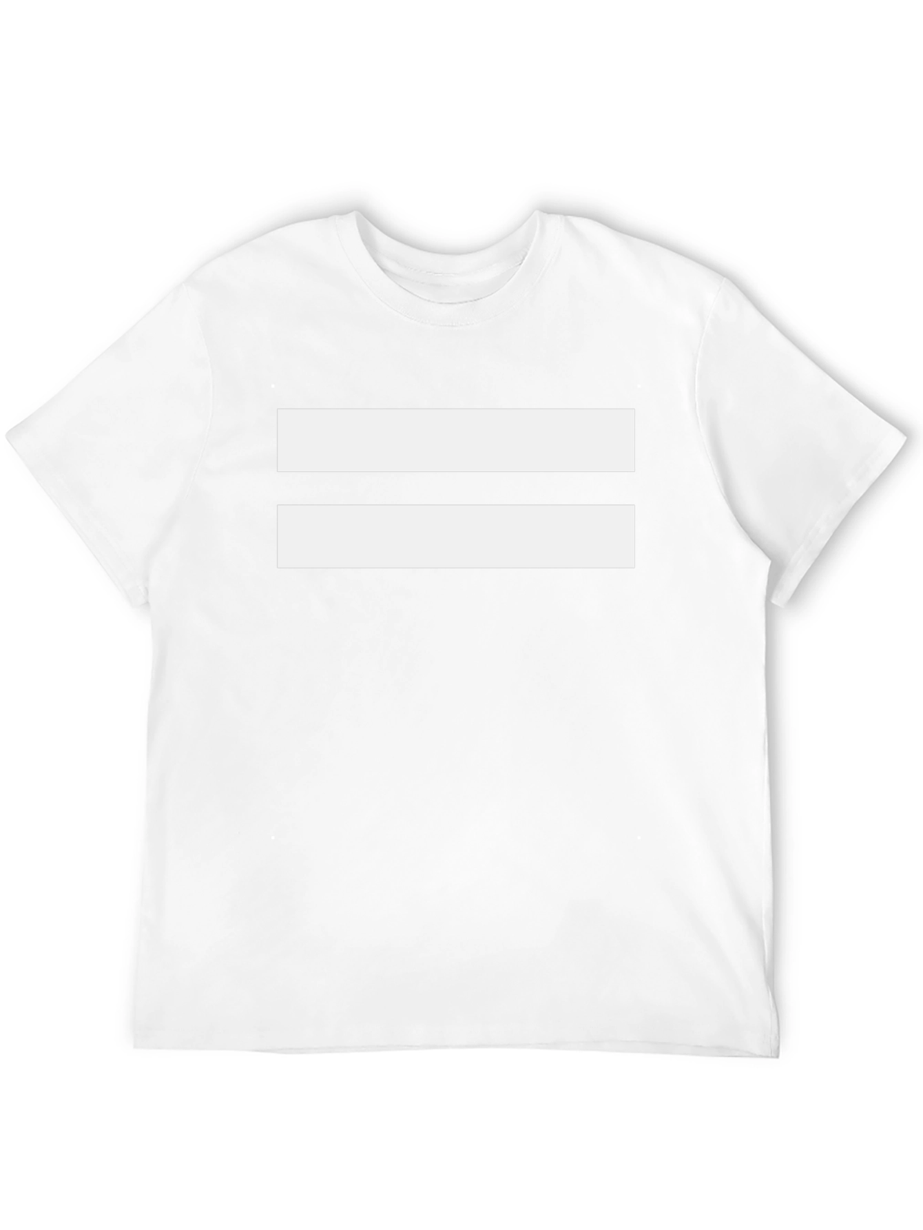 Bold Black T-Shirt with White Equality Symbol