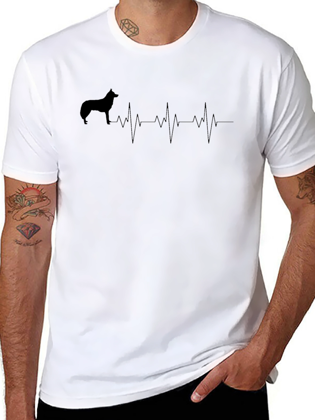 Dog Breed Heartbeat T-Shirt