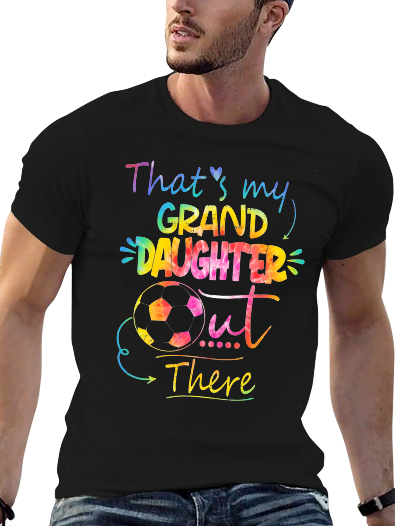 Granddaughter Soccer T-Shirt - Thats My Granddaughter Out There!