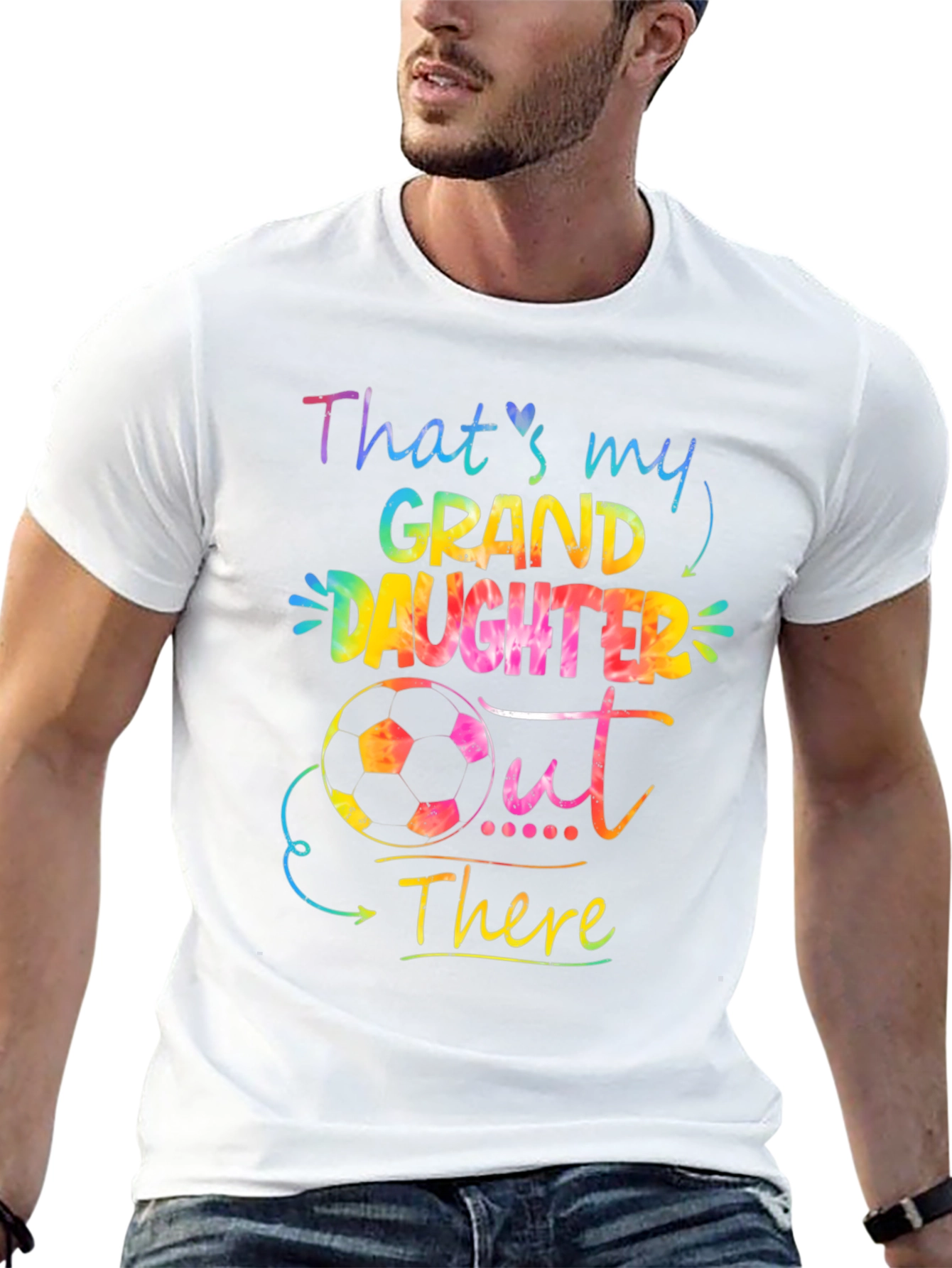 Granddaughter Soccer T-Shirt - Thats My Granddaughter Out There!