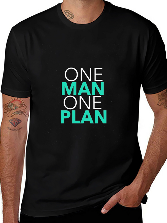 One Man One Plan Graphic Tee