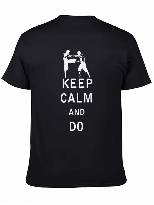 Keep Calm Martial Arts Black T-Shirt